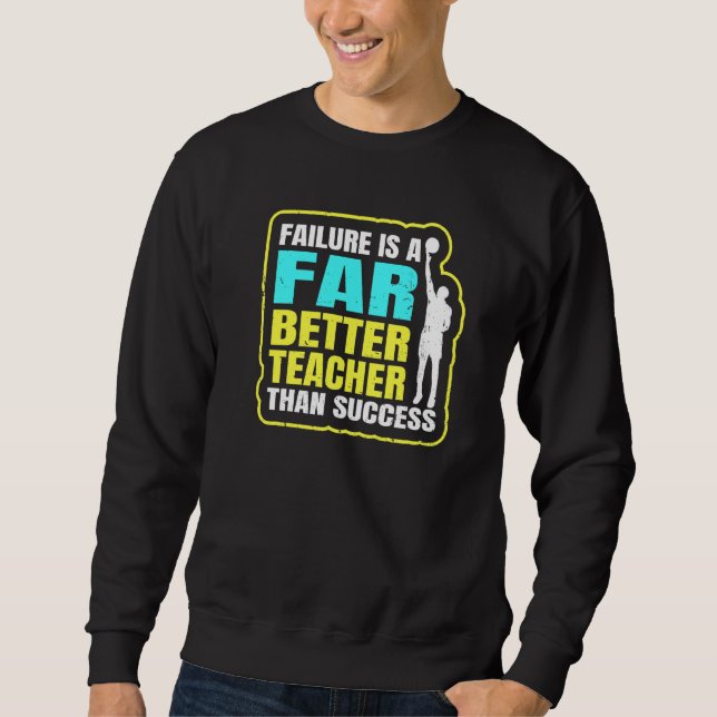 Basketball-Netz Sport-Team Fehler ist ein viel bes Sweatshirt (Vorderseite)