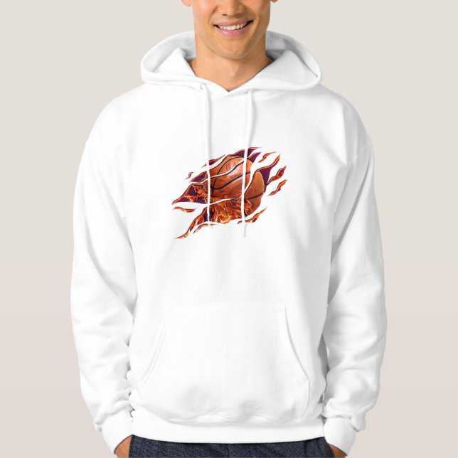 basketball never stop  hoodie (Vorderseite)