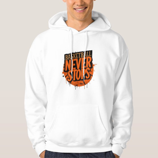 Basketball Never Stop Tee (Vorderseite)