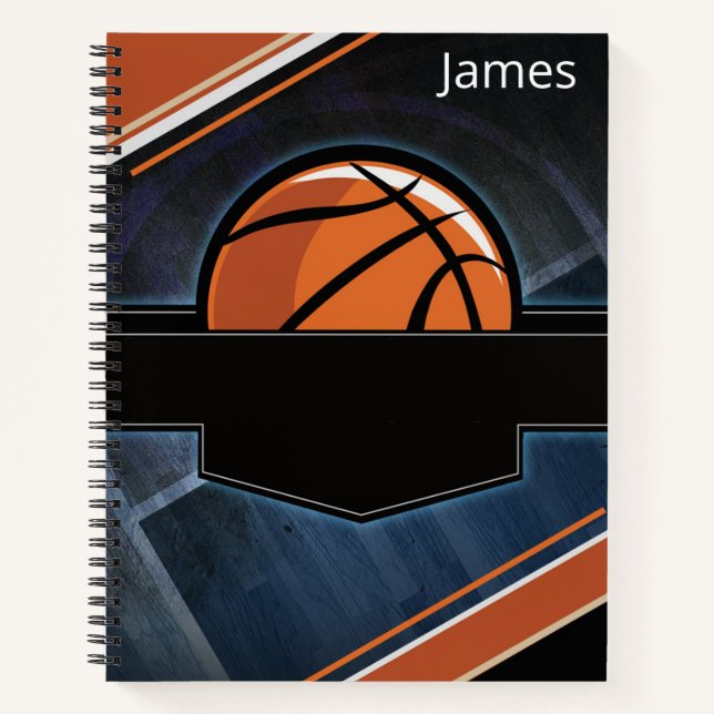 Basketball-Notebook-Abdeckung für Jungen Notizbuch (Vorderseite)