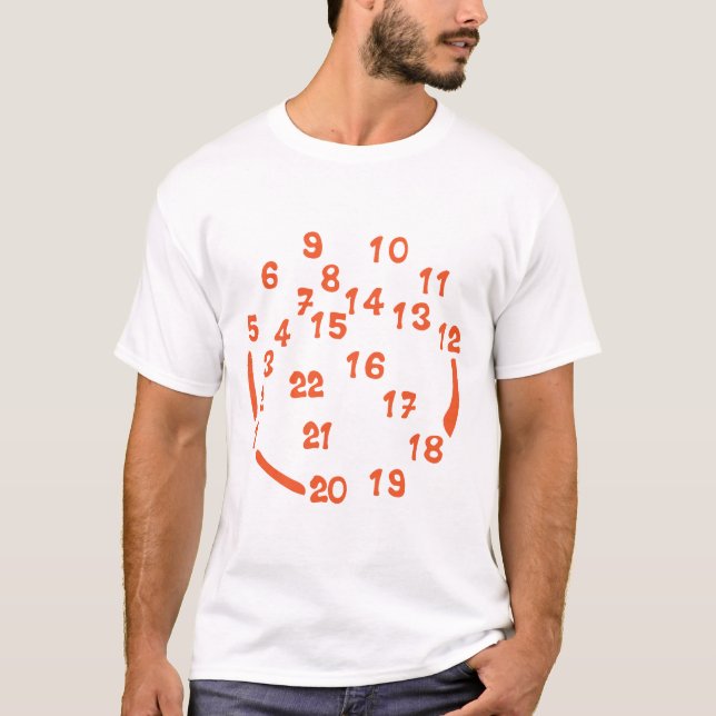 Basketball Nummer 1 T-Shirt (Vorderseite)