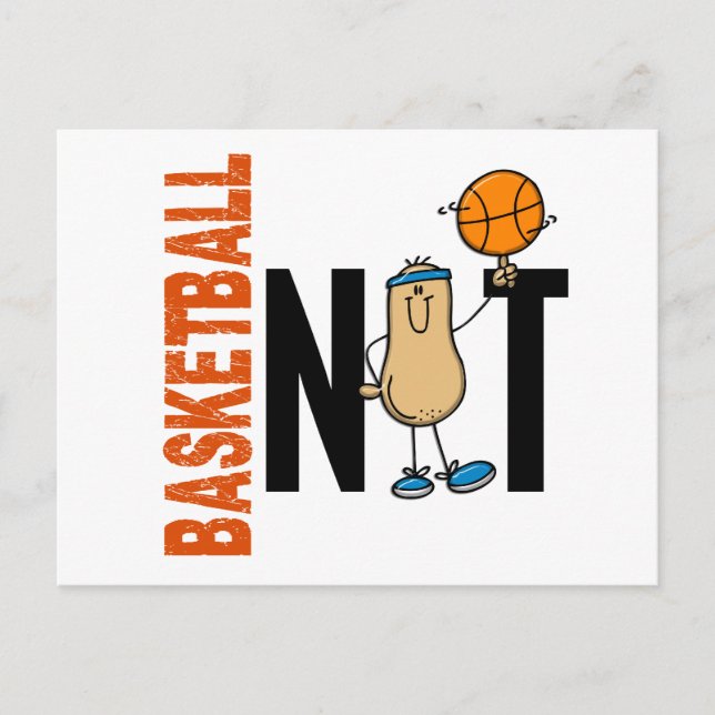 Basketball-Nut 1 Postkarte (Vorderseite)