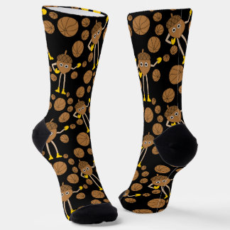 Basketball Nut Pattern Socken