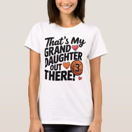 Basketball Oma, das ist meine Großtochter Custom T-Shirt