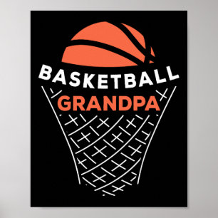 Basketball Opa Bball Lover Bester Großvater Ev Poster