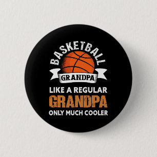 Basketball Opa - Spaß Basketball Großvater Button