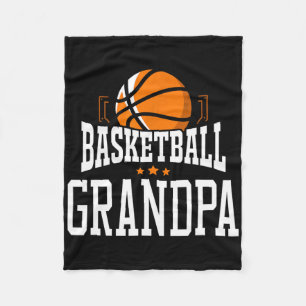 Basketball Opa Team Sportfan Fleecedecke