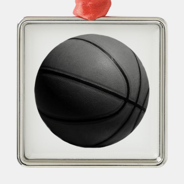 Basketball Ornament Aus Metall (Vorne)