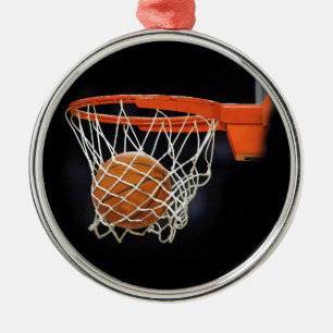Basketball Ornament Aus Metall