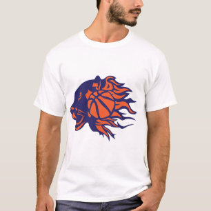 Basketball Panthere Flamme Tierkuchen 30 T-Shirt