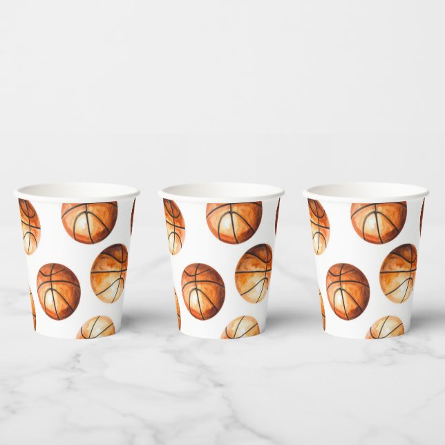Basketball-Papierbecher Pappbecher (Multi)