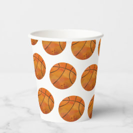 Basketball Pappbecher