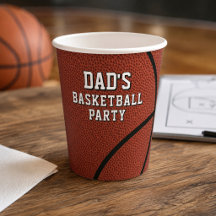 Basketball-Party-Papierbecher