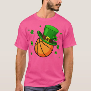 Basketball Patrick's Day Hat T-Shirt