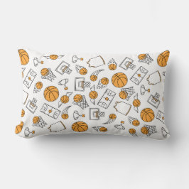 Basketball Pattern Kissen werfen
