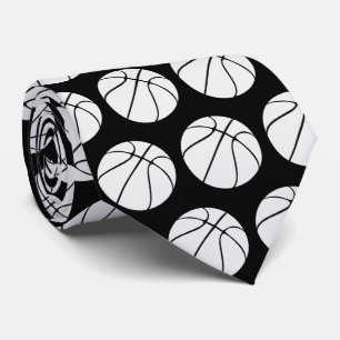 Basketball Pattern Neck Tie Krawatte