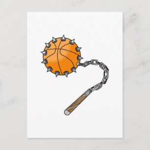 Basketball-Peitsche Postkarte