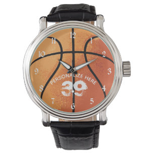 Basketball (personalisierbar) armbanduhr
