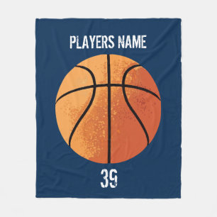 Basketball (personalisierbar) fleecedecke