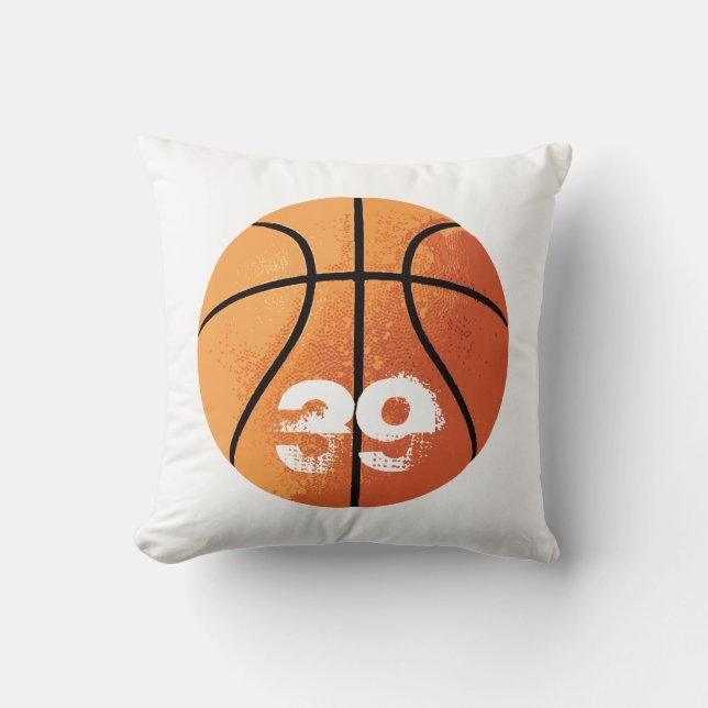 Basketball (personalisierbar) kissen (Vorderseite)