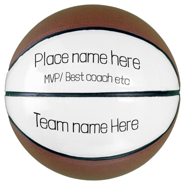 Basketball personalisiert (Vorderseite)
