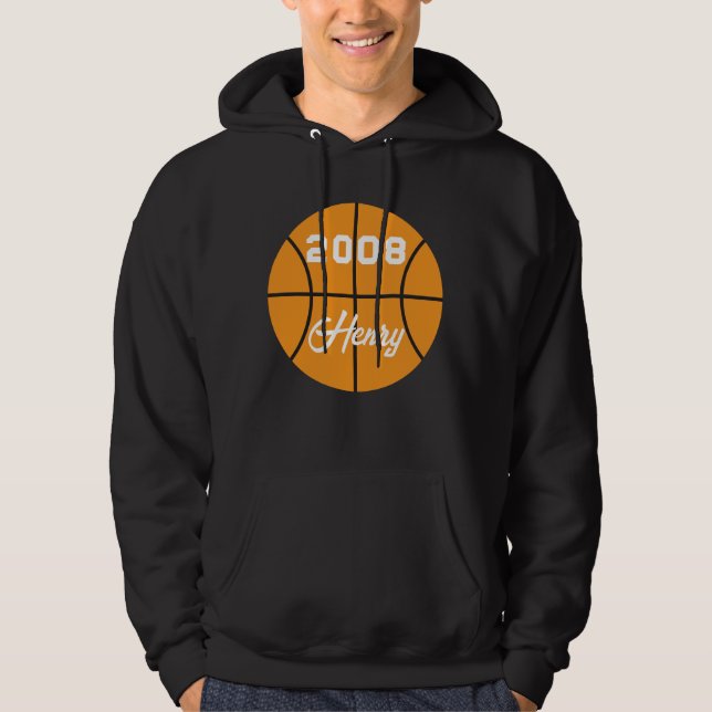 Basketball personalisiert hoodie (Vorderseite)