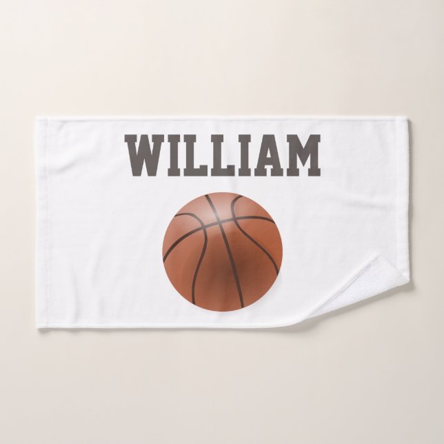 Basketball Personalisiert Sporthandtuch Handtuch (Handtuch)