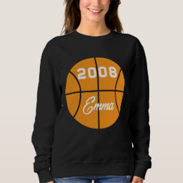 Basketball personalisiert sweatshirt