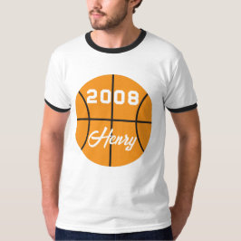 Basketball personalisiert T-Shirt
