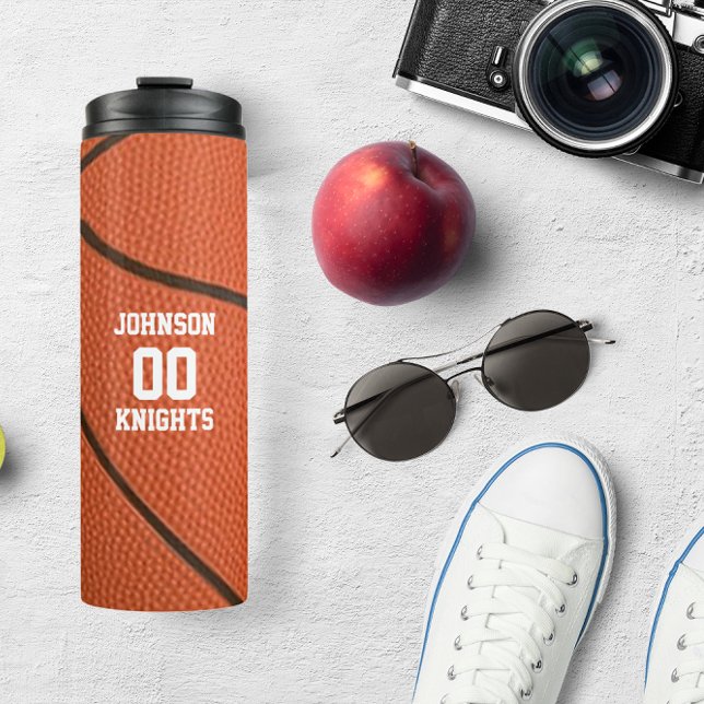 Basketball Personalisiert Thermal Tumbler Thermosbecher (Von Creator hochgeladen)