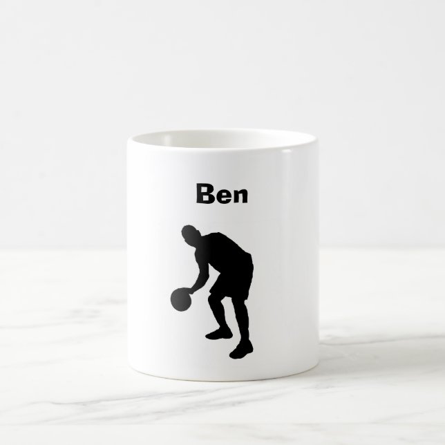 "Basketball-" personalisierte Tasse (Mittel)