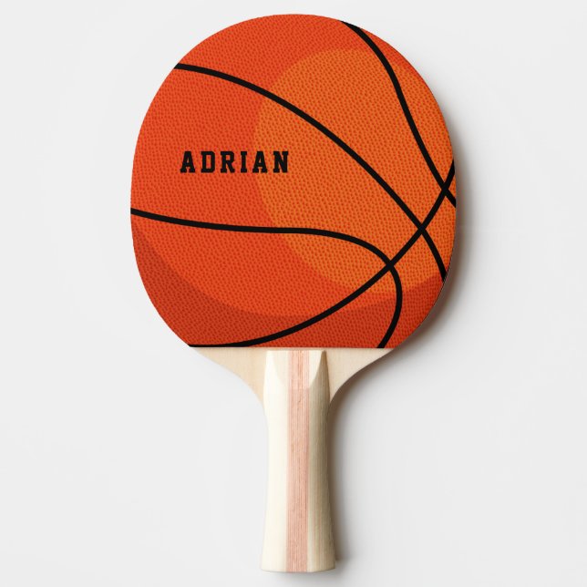 Basketball Personalisiertes Tischtennis Tischtennis Schläger (Vorderseite)