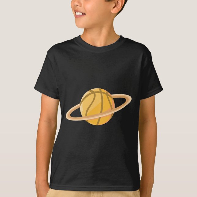 Basketball-Planet T-Shirt (Vorderseite)