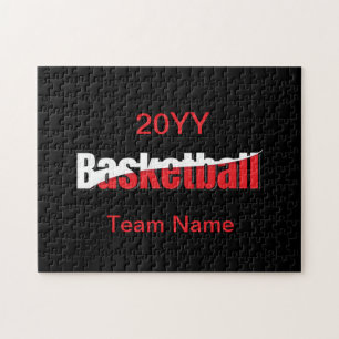 Basketball Player Abstrakt Swish - Word Art