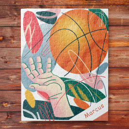 Basketball Player Artistic Abstrakt Sport Theme