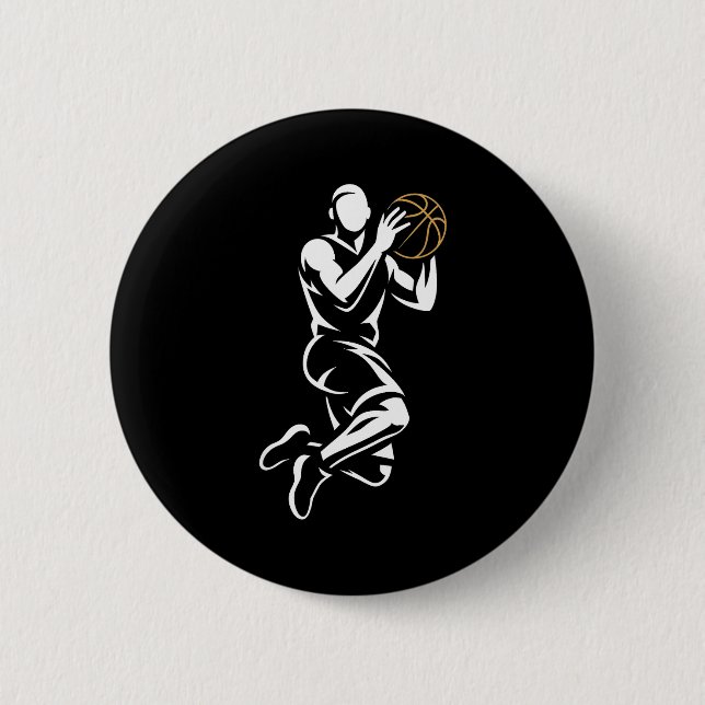 Basketball Player  Button (Vorderseite)