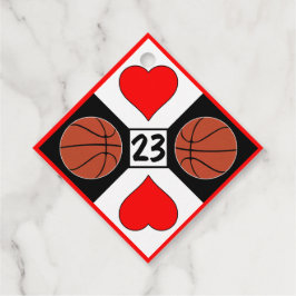 Basketball Player Custom Jersey Nummer Niedliches Geschenkanhänger