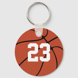Basketball Player Custom Jersey Nummer oder Buchst Schlüsselanhänger