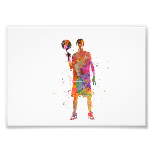 Basketball player fotodruck (Vorne)
