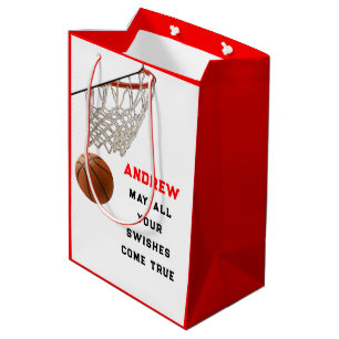 Basketball Player Geschenktasche Mittlere Geschenktüte