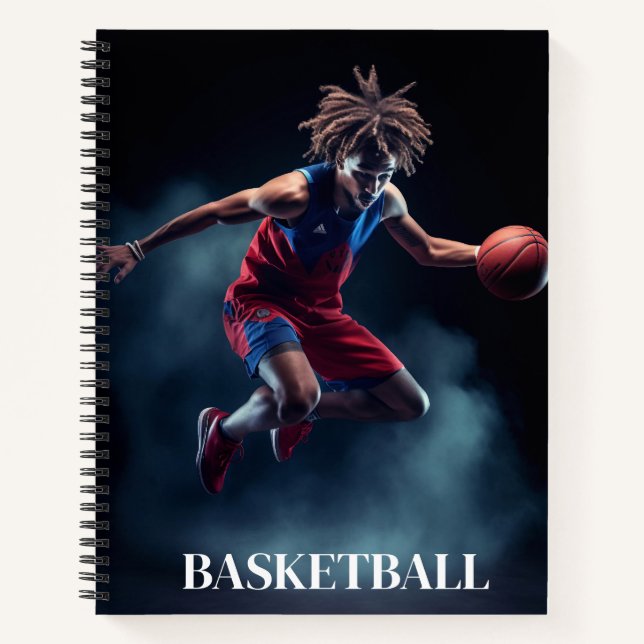 Basketball-Player Notizbuch (Vorderseite)