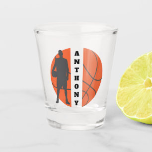 Basketball Player Personalisiert Shootglas Schnapsglas