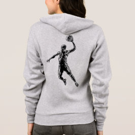 Basketball Player Slam Dunk Dunkles Design Hoodie