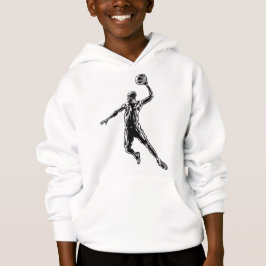 Basketball Player Slam Dunk Dunkles Design Hoodie