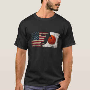 Basketball Player Team USA Japan Flag Grunge, Toke T-Shirt