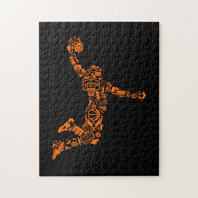 Basketball Player Vintage (Vertikal)