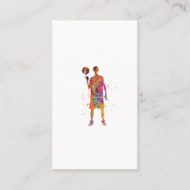 Basketball player visitenkarte (Vorderseite)