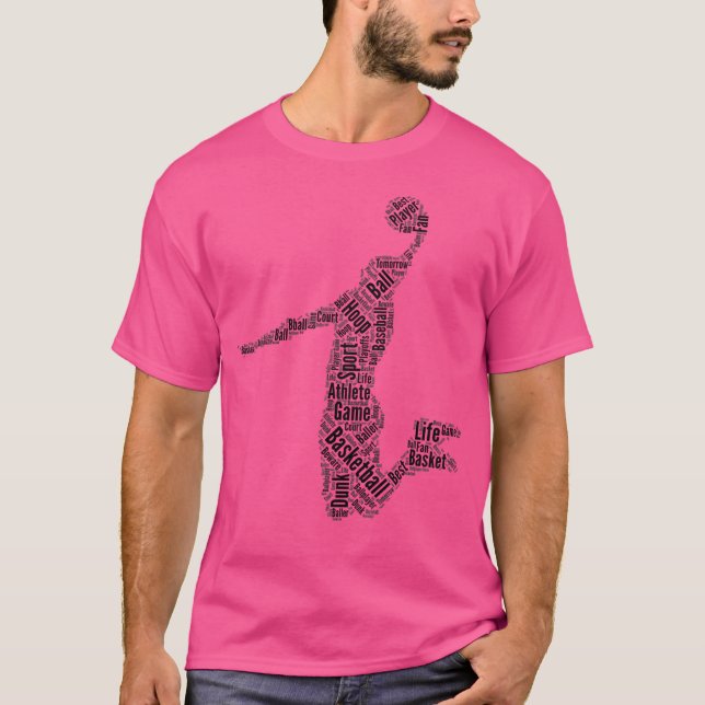 Basketball Player Word - Basketball Lover T-Shirt (Vorderseite)