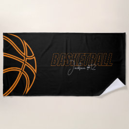 Basketball Players Name Name Coach Black Sports Strandtuch