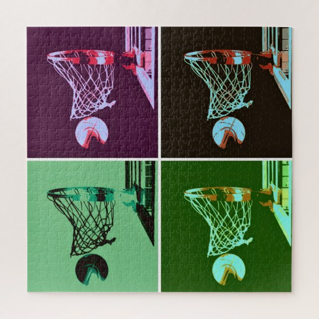 Basketball Pop Art Sport Retro Vintag (Vertikal)